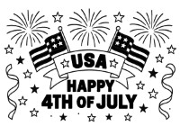 July 4th example label