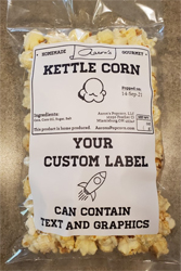 sample custom label